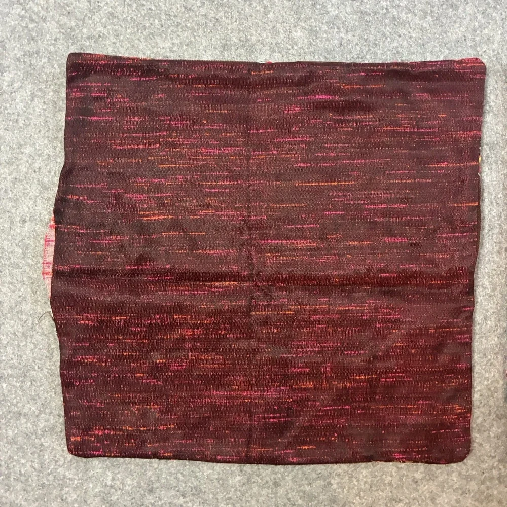 Vintage Crazy Quilt Patchwork Pillow Sham Cover Throw Set Cottagecore Top Boho